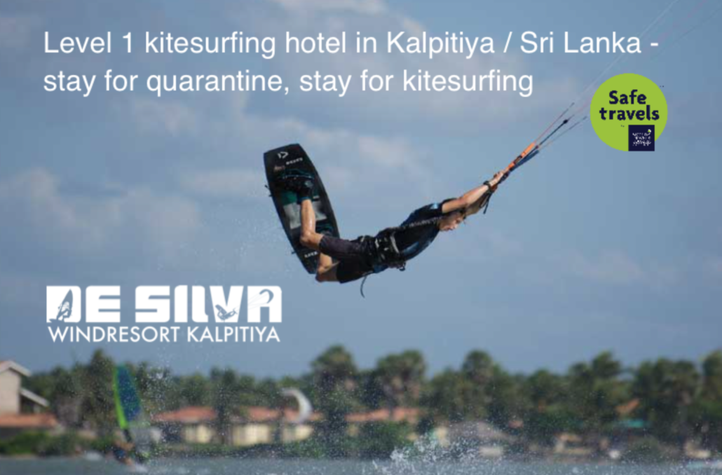 Srilanka Kitesurfing quarantine hotel De Silva