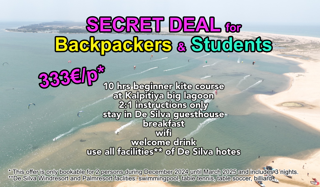 secret kite deal for backpackers in sri lanka