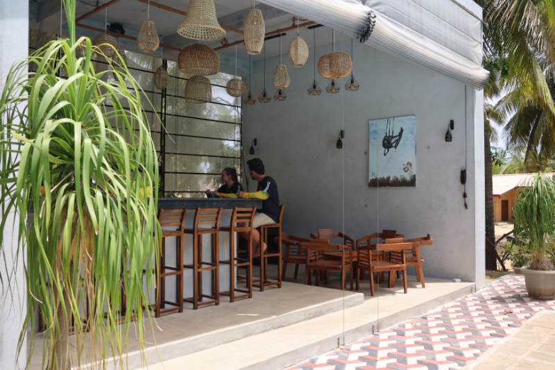 Kalpitiya Kitesurfing hotel De Silva in Sri Lanka