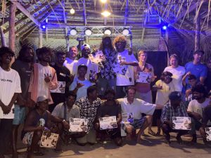 Winners and participants of the Kitesurfing Fun Race 2026 in Kalpitiya
